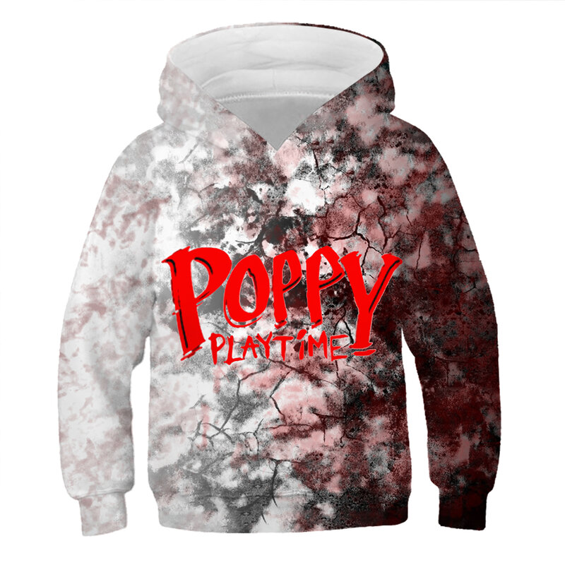 Huggy Wuggy Van Poppy Speeltijd 3D Print Kinderen Hoodies Fashion Baby Jongens Cool Game Patroon Hoodie Kids Cosplay Sweatshirt