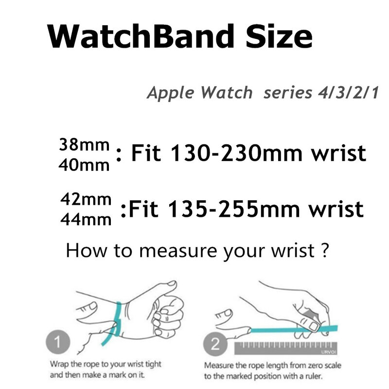 Correa de bucle magnético para apple watch, correa de Metal de acero inoxidable de 42mm, 38mm y 42mm, iWatch 3, 4, 5, se, 6, 40mm y 44mm