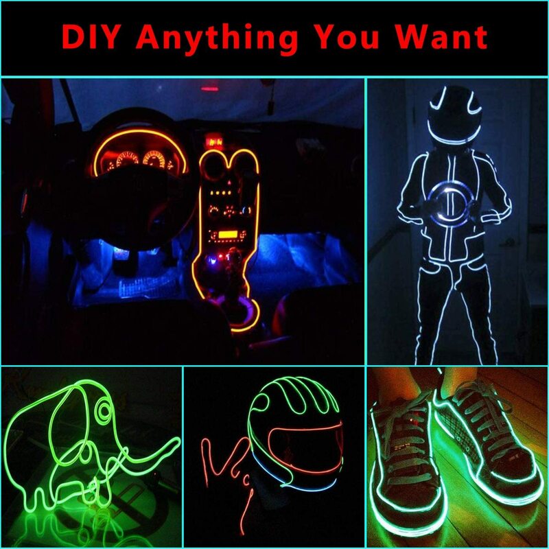 Car interior lighting auto led strip flexible MultiColor Neon USB Drive Remote Waterproof Ambient Light Night Home Decoration