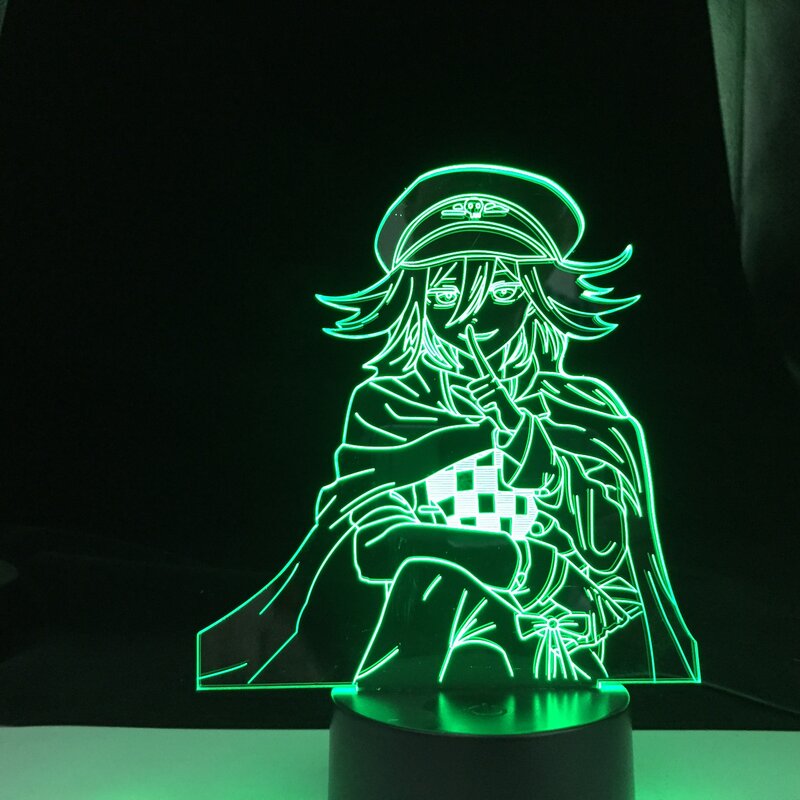 Lampada 3D Anime Danganronpa lampada da notte a Led Kokichi Oma lampada per la decorazione domestica regalo per bambini luce notturna in acrilico