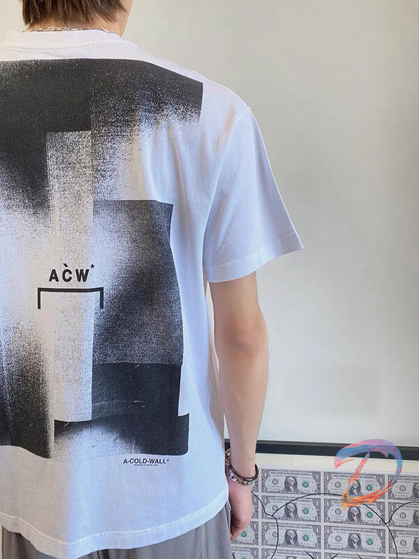 A-COLD-WALL T-shirts De Haute Qualité Coton Motif Dégradé Manches Courtes ACW Surdimensionné hommes femmes Casual Lâche T-shirts