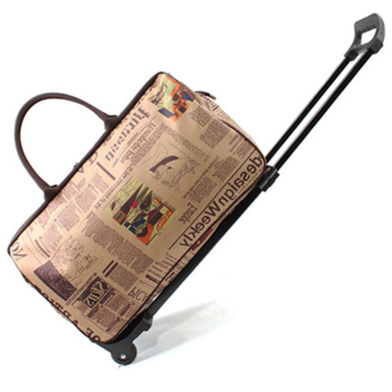 Luxo 2021 novo design de moda portátil trole saco de viagem de curta distância para homens e mulheres grande capacidade bagagem saco