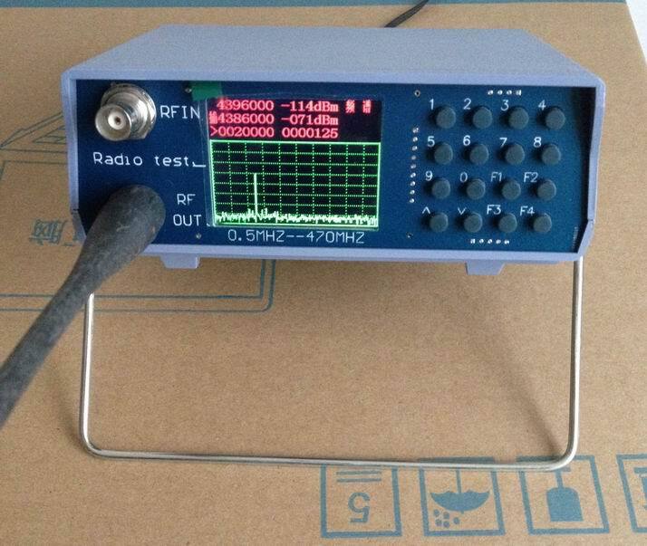 U/V UHF VHF Dual Band Spectrum Analyzer Simple spectrum analyzer with w/Tracking Source 136-173MHz / 400-470MHz