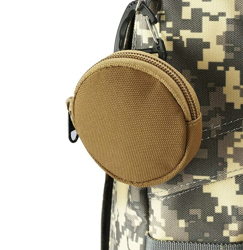Bolsa táctica llave bolsa de monedas accesorios de caza monedero de auriculares funda,bolsas de soporte acoplables en mochila de cinturón al aire libre 
