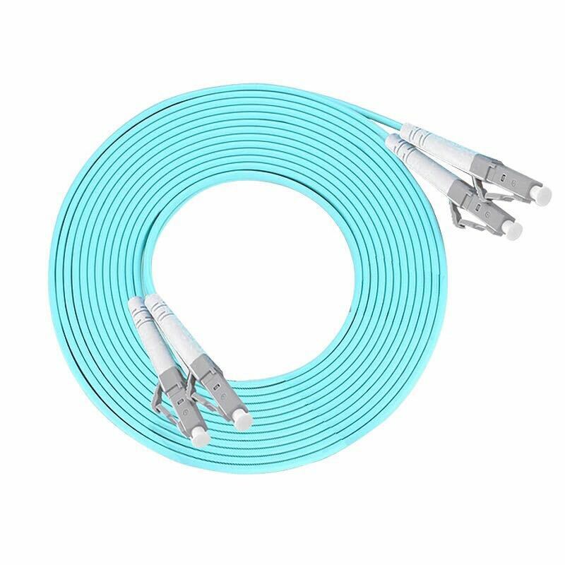 10 pçs/lote LC-LC multi-modo om3 cabo de fibra multimodo duplex fibra óptica jumper cabo de remendo