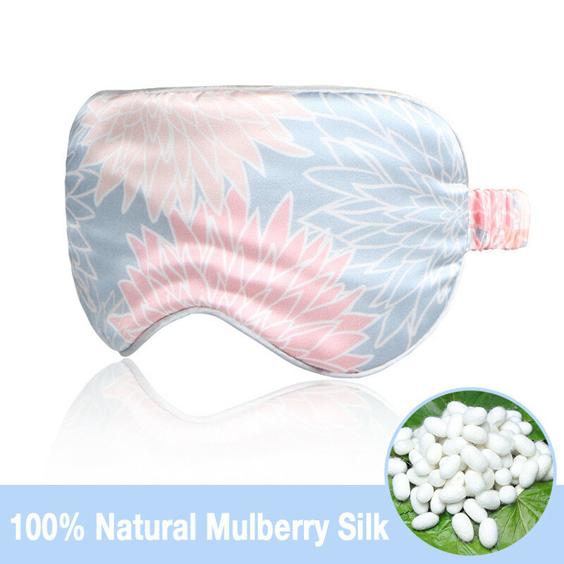 Manspil – masque de sommeil en soie de mûrier Pure 100%, masque oculaire bloquant la lumière pour femmes et hommes, bandeau pour le repos et les voyages