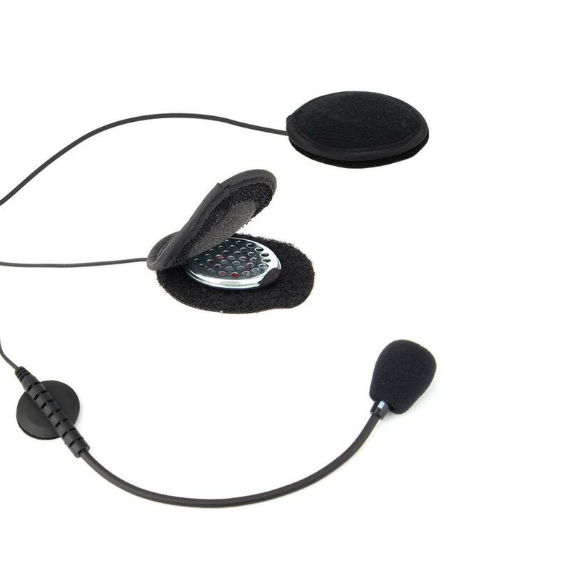 Lexin-intercomunicador para motocicleta, conjunto de auriculares y Clip, accesorios para LX-R6, Bluetooth, interfono, Conector de auriculares