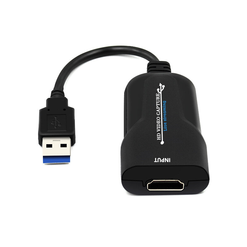 Tarjeta de captura de vídeo compatible con HDMI, caja de grabación de vídeo compatible con USB 3,0, para PS4, juego, DVD, videocámara, grabación de cámara HD