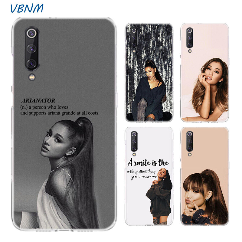 Ariana Grande AG – coque en forme de cœur, pour Huawei Honor 20 Pro, 8X, 9, 10 lite, 8A, 8C, 8S, V20, 20i, Y5, Y6, Y7, Y9, 2019