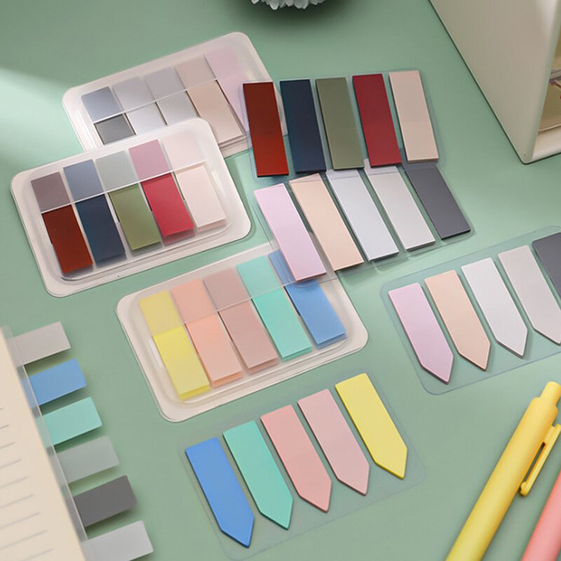 200แผ่นน่ารัก Morandi Macaron สี Memo Pad กระดาษโน้ตโรงเรียนเครื่องเขียน Office ดัชนี N-Sticky Notes Notepad