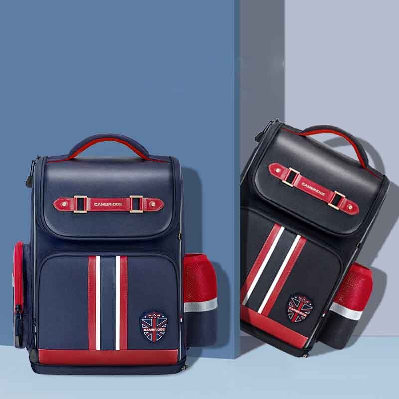 Детский рюкзак для учеников и студентов в английском стиле, школьные сумки, рюкзак для защиты позвоночника, водонепроницаемые Рюкзаки, Детс...