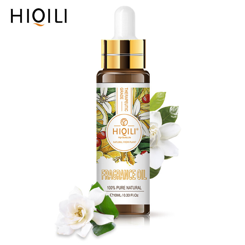 Gardenia fragrância óleo 10ml difusor óleos essenciais para umidificadores purificadores de ar massagem coco baunilha branco óleo de perfume almiscarado