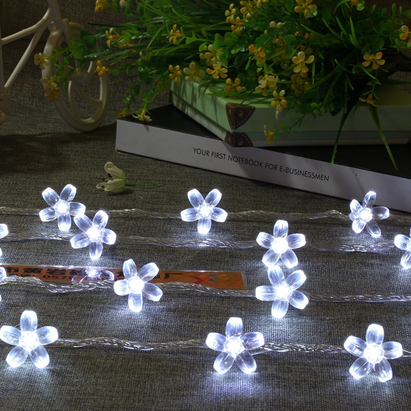 Fairy Lights Cherry Blossom Lights Outdoor Garland Led Light Christmas Decorations for Home Christmas Lights New Year 2022 Decor