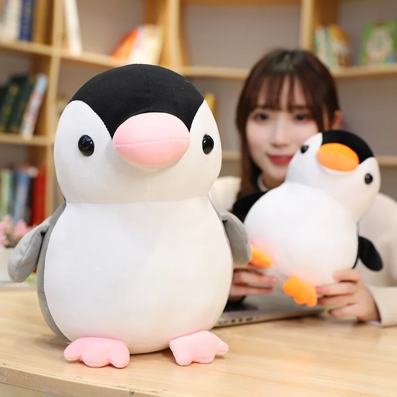 Kawaii 뜨거운 Huggable 소프트 펭귄 플러시 장난감 어린이 인형 장난감 인형 소년 & 소녀 장난감 장식 어린이를위한 생일 선물