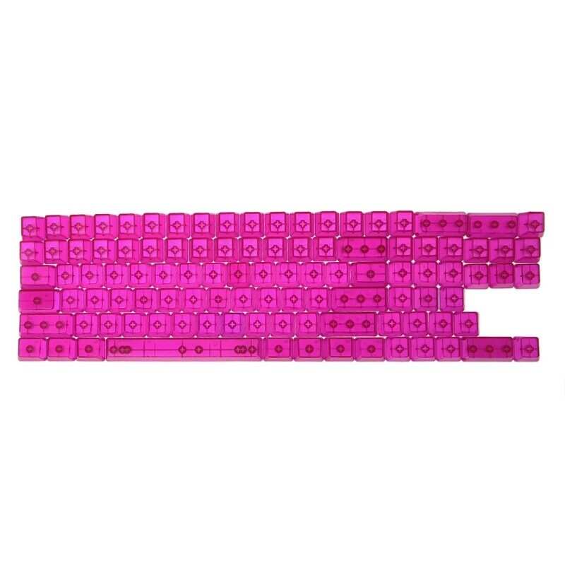104 клавиш прозрачные ABS пустые колпачки клавиш для игровой клавиатуры OEM MX переключатели