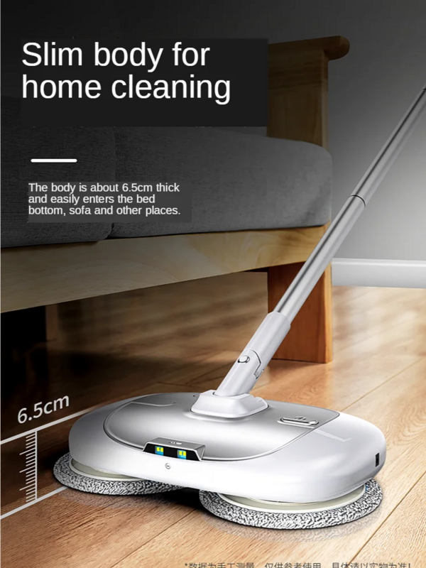 ممسحة كهربائيّة بالدفع اليدوي كنس لاسلكي آلة واحدة التلقائي بالكامل التنظيف المنزلي غسل الطابق مسح آلة التطهير