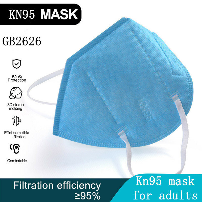 Ffp2mask ce mascarillas ffp2riutilizzabile 5 strati filtro maschera protettiva per adulti maschera kn95 maschera fpp2 mascarillas fp2 omologada