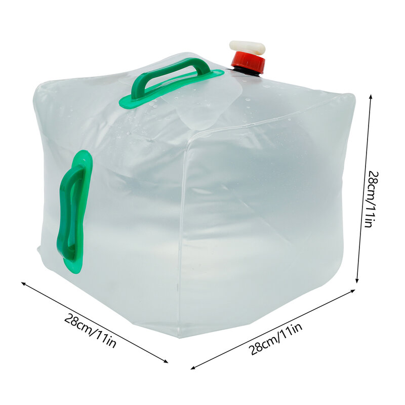 Conteneur d'eau pliable 20l, sac d'eau pour hydratation, pour Camping en plein air, transporteur de stockage d'eau, randonnée