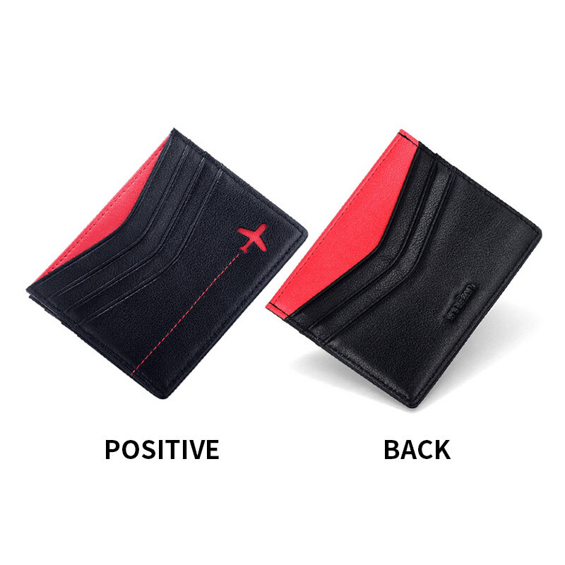 Unisex V Leather Card Holder Rfid Wallet Man ID Credit Card Holders Women Cards Covers Driving License CardHolders Fashion Luxuy