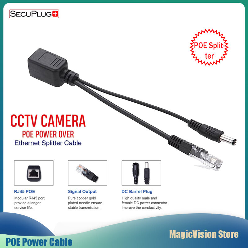 POE Инжектор адаптер кабель комплект пассивной мощности над Ethernet12-48v синтезатор сепаратор для Cctv Ip-камеры