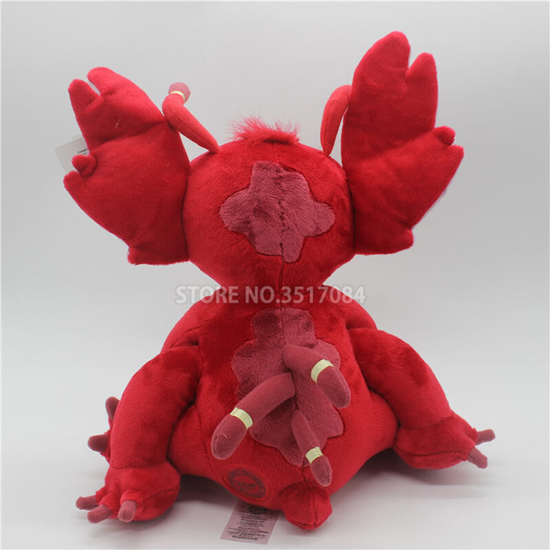 Disney-juguetes de peluche de Lilo Stitch para niños, muñeco de punto rojo, Leroy, regalos de cumpleaños