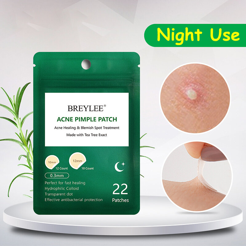 Acne remendo 22 pçs acne tratamento da acne chá árvore pontos acne absorvente acne cobertura espinha cura adesivo mancha tratamento