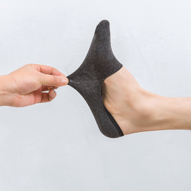 Sommer Männer Baumwolle Socken Atmungsaktiv Unsichtbare Boot Socken Rutschfeste Loafer Knöchel Socke Low Cut Kurze Socken Männliche Sox Sport Socken