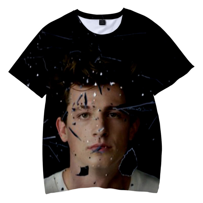 T-shirt col rond homme/femme, Streetwear, décontracté, à la mode, Hip-Hop, de sport, avec la Singer charles Puth imprimé en 3D, Harajuku, 2021