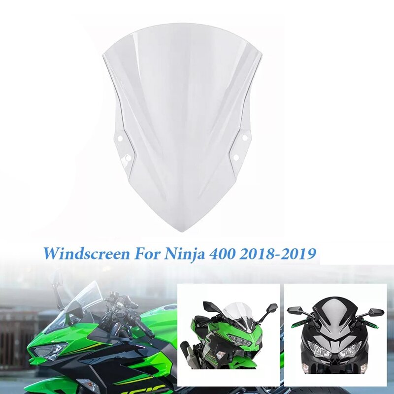 Protecteur de pare-brise de moto, pour Kawasaki Ninja 400 250 2018 2019 2020
