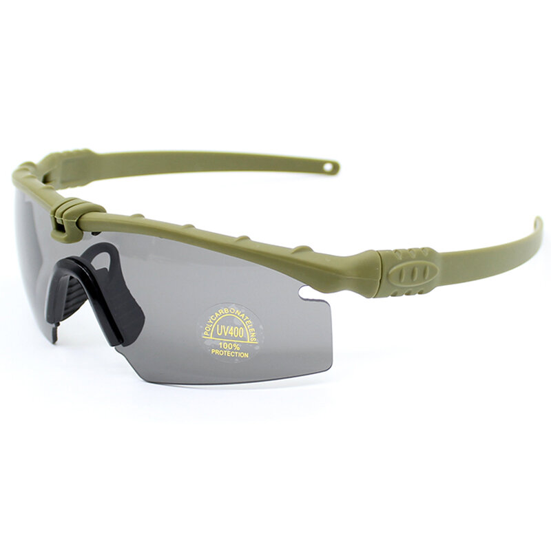 Uv400 proteção militar óculos de sol tiro caça acampamento ao ar livre óculos de sol tático ao ar livre esporte óculos