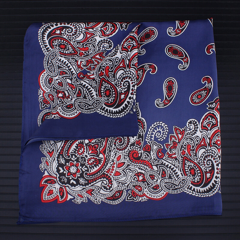 Paisley lenço de seda bandana lenço feminino moda quadrada lenços de seda feelling cachecol cabeça pescoço gravata banda profissional neckerchief