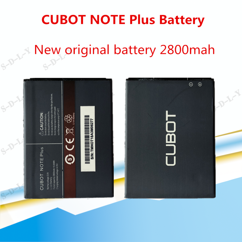 Nuova batteria originale 2800mah per CUBOT noteplus Note plus Smartphone Note plus Smartphone