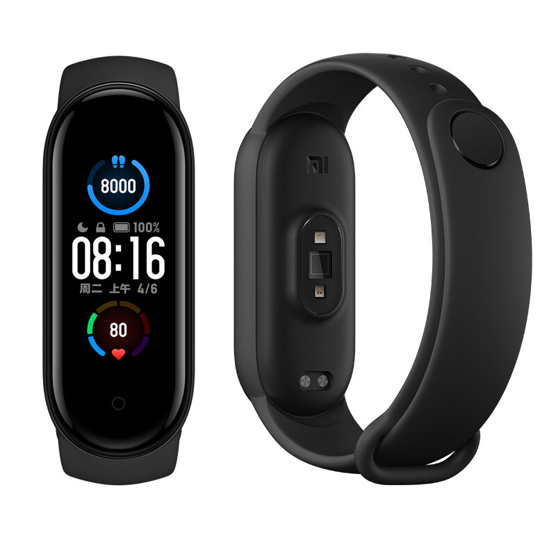 Original Xiaomi Mi Band 5 Smartband 4 Color 1.2'' Touch Screen Miband 5 Wristband Fitness Track Heart Rate Monitor