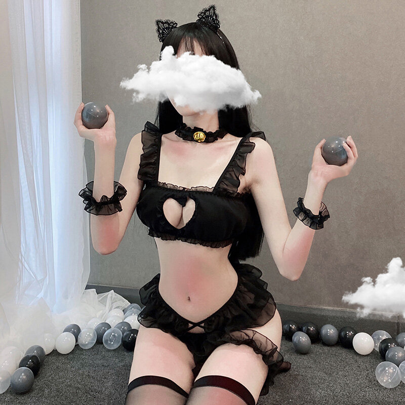 Sexy Cute Bunny Girl Rabbit Woman Set Good Quality Can Wear Out To Comic Show Kawaii Cosplay Bunny Costume Bra and bloomers