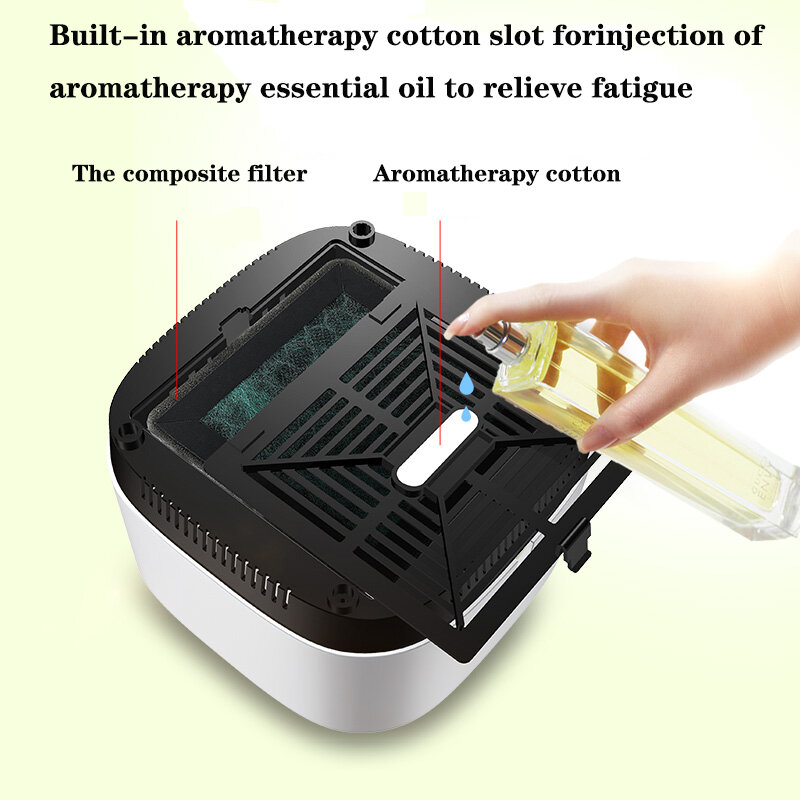 CATLION-micropurificador de aire ecológico para el hogar, filtros HEPA, generador de iones negativos, purificador de aire de planta verde de escritorio