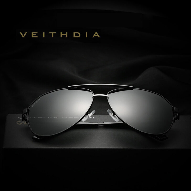Veithdia-男性用および女性用の偏光メガネ,ブランドの運転用サングラス,UV400レンズ,アウトドアスポーツ,アクセサリー,3562