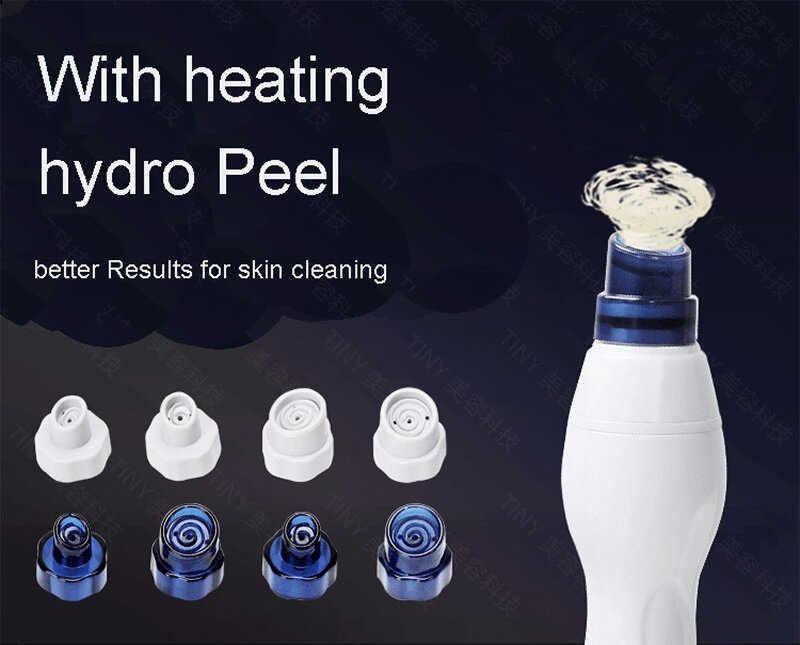Hydra Dermabrasion Wasser Spray Gesichts Hydro Schälen RF Ultraschall Bio Photon Dermabrasion Haut Heben 6 In 1 Maschine