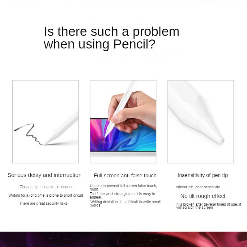 Matita stilo per Apple Pencil 2 1 penna Apple penna IPad 10.2 Pro 11 2021 2019 2020 Air 4 attrazione magnetica 6th 7th Gen Touch Pen