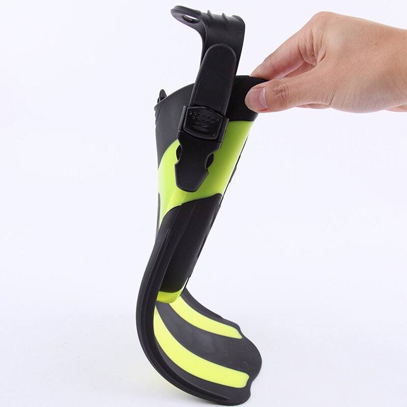 Adjustable Swimming Fins Adult Snorkel Foot Flippers Diving Fins Beginner Water Sports Equipment Portable Diving Flippers Child