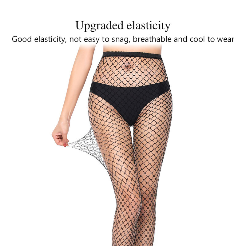 Venda quente das mulheres longas sexy meias de rede de peixe meias de malha meias de malha lingerie pele coxa alta meia