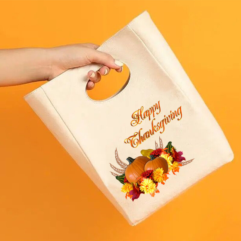 Draagbare Lunch Zakken Nieuwe Thermische Geïsoleerde Bento Box Bakken Koeler Handtassen School Voedsel Container Opslag Pouch Thanksgiving Gifts