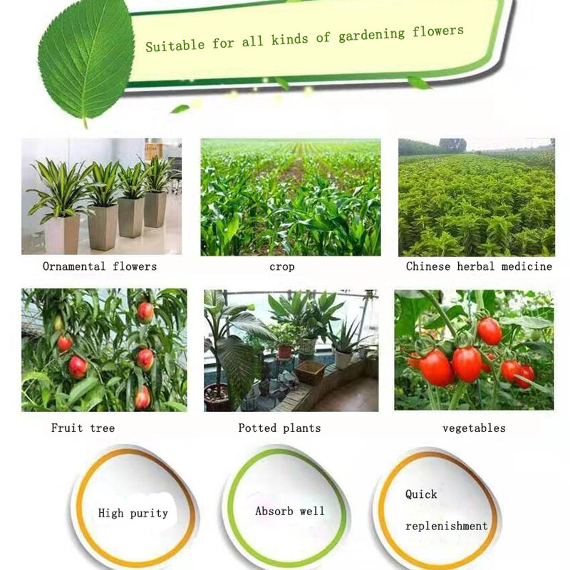 Fertilizante universal de ação rápida, fertilizante multielemento, 15g em vasos, fertilizante orgânico