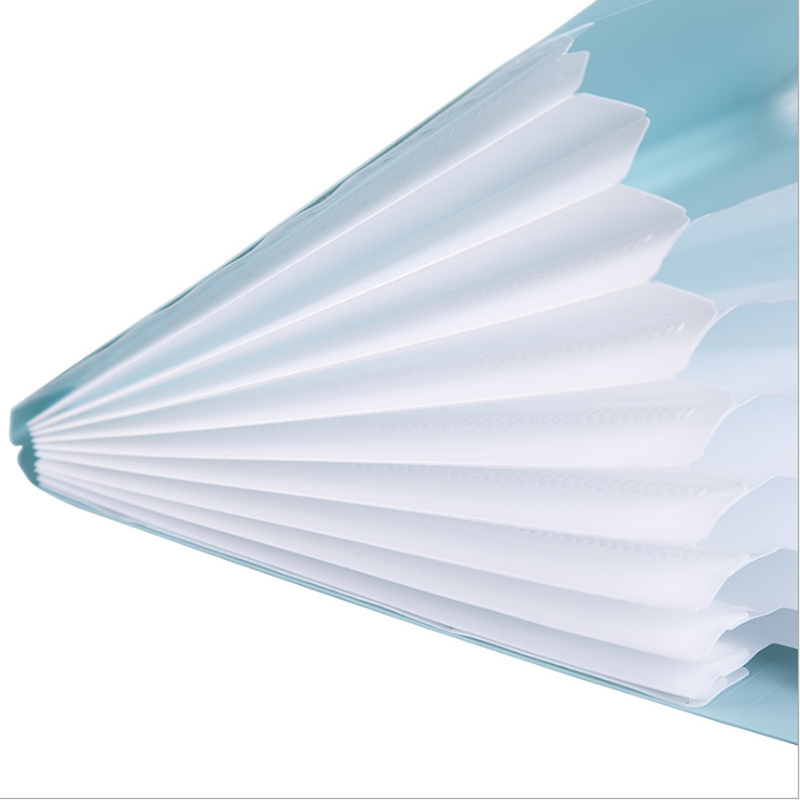 1 pçs pasta de arquivo saco de órgão a5 multi-função organizador de armazenamento titular documento de escritório pasta de papel acabamento material de escritório