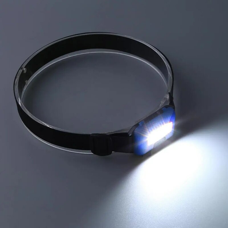 미니 3 모드 방수 COB LED 손전등 야외 헤드 라이트 전조등 토치 비상 랜턴 야외 탐사 헤드 램프