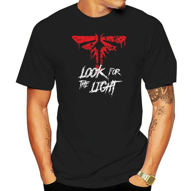 Camiseta inspirada en el juego "Look For The Light Fireflies", símbolo de Ellie, el último de los EE. UU. ", nueva camiseta de moda