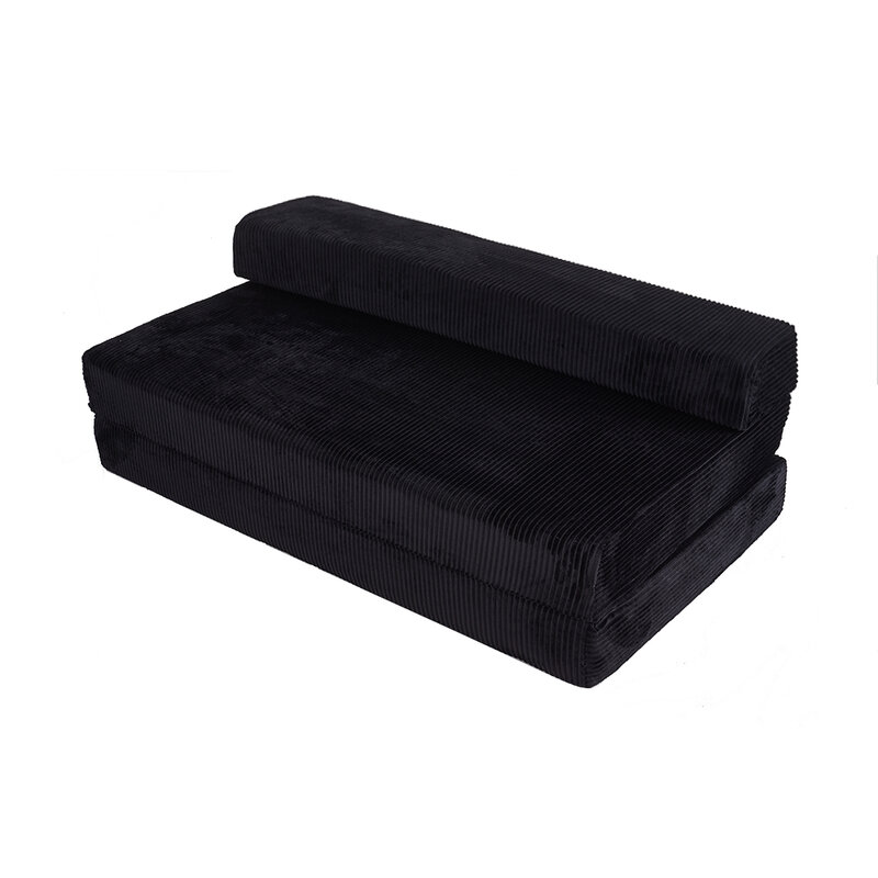 Panana 3 Foldable Sofa bed Pillow Guest Fabric Lounger Convertible Bed or sofa Ideal for Kids Sleep-overs WashableCover