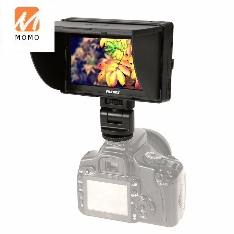 Monitor de cámara de transmisión de 5 pulgadas, accesorios de estudio fotográfico