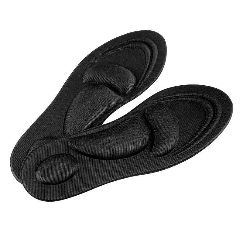 4d palmilhas orthotic pés planos arco apoio espuma de memória palmilha sapato almofada esporte respirável pés cuidados conforto accessoire chaussure