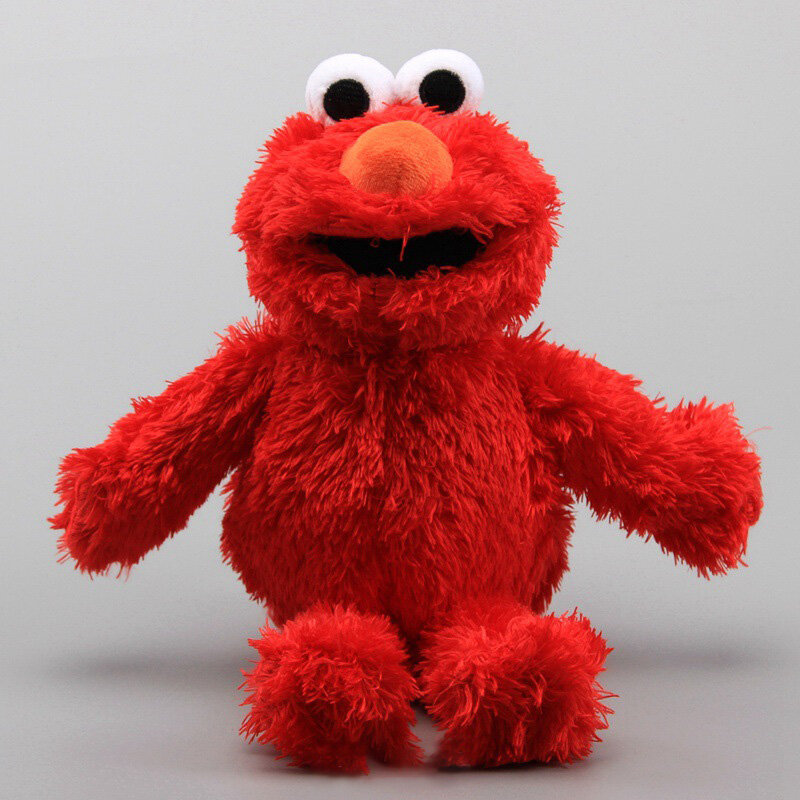 23cm altezza seduta alta qualità sesamo Street Elmo Cookie Monster Big bird morbido peluche bambole giocattoli educativi per bambini