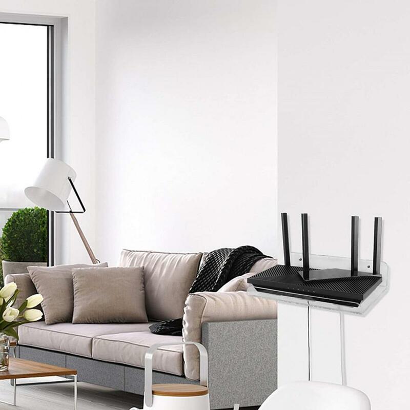 Wifi roteador suporte útil de pouco peso conveniente para sala de estar wifi roteador titular roteador suporte